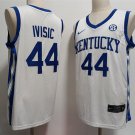 Mens Kentucky Wildcats Zvonimir Ivisic White 2023-24 College Basketball Jersey