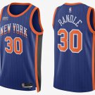 Men's Knicks Julius Randle City Basketbsall Jersey Blue 2024