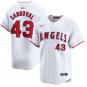 Men's Los Angeles Angels Patrick Sandoval White Home Limited Baseball Stitched Jersey