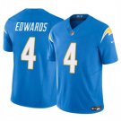 Men's Los Angeles Chargers Gus Edwards Light Blue 2024 F.U.S.E. Vapor Football Jersey