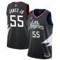Men's Los Angeles Clippers Derrick Jones Jr Black Statement Edition Stitched Jersey