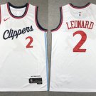 Mens Los Angeles Clippers Kawhi Leonard 2024-25 Association Edition Jersey White
