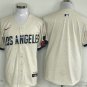 Men's Los Angeles Dodgers Blank Cream 2024 City Connect Stitched Jersey