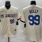 Men's Los Angeles Dodgers Joe Kelly Number Cream 2024 City Baseball Jersey