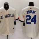 Men's Los Angeles Dodgers Kobe Bryant Cream 2024 City Connect Jersey