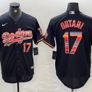 Men's Los Angeles Dodgers Shohei Ohtani Black Mexico Cool Base Jersey