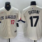 Men's Los Angeles Dodgers Shohei Ohtani Cream 2024 City Connect Jersey