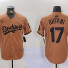 Men's Los Angeles Dodgers Shohei Ohtani Olive Black Cool Base Limited Jersey