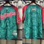 Mens Los Angeles Dodgers Statue of Liberty Fashion Blank City Baseball Jersey Green Red