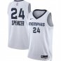 Men's Memphis Grizzlies Cam Spencer White 2024 Draft Association Edition Jersey