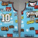 Men's Memphis Grizzlies Mike Bibby Graffiti Basketball Jersey Blue