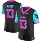Mens Miami Dolphins #13 Dan Marino Balck F.U.S.E. Miami Vice Vapor Football Jersey