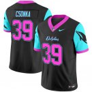 Mens Miami Dolphins #39 Larry Csonka Balck F.U.S.E. Miami Vice Vapor Football Jersey