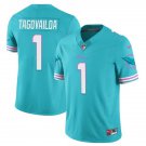 Mens Miami Dolphins Tua Tagovailoa 2024 F.U.S.E. Vapor Untouchable Jersey Aqua