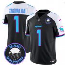 Men's Miami Dolphins Tua Tagovailoa Black F.U.S.E. 'Miami Vice' Vapor Limited Football Jersey