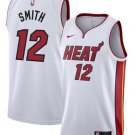 Men's Miami Heat Dru Smith White 2024 Association Edition Stitched Basketball Jersey