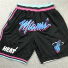 Men's Miami Heats City Edition Stitched Basketball Pockets Shorts Black