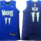Men's Minnesota Timberwolves Naz Reid Blue City Edition Stitched Jersey