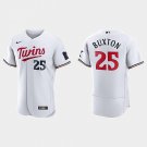 Mens Minnesota Twins Byron Buxton 2023 Home White Authentic Player Jersey
