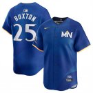Men's Minnesota Twins Byron Buxton Royal 2024 City Connect Limited Stitched Jersey