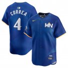 Men's Minnesota Twins Carlos Correa Royal 2024 City Connect Limited Stitched Baseball Jersey