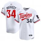 Men's Minnesota Twins Kirby Puckett White 2024 Home Cool Baseball Jersey
