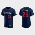 Mens Minnesota Twins Max Kepler 2023 Navy Alternate Authentic Player Jersey