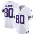 Men's Minnesota Vikings Cris Carter White F.U.S.E. Winter Warrior Jersey