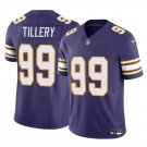 Men's Minnesota Vikings Jerry Tillery Purple 2023 F.U.S.E. Throwback Football Jersey