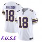 Men's Minnesota Vikings Justin Jefferson White 2023 F.U.S.E. Retro Stitched Jersey