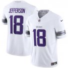 Men's Minnesota Vikings Justin Jefferson White F.U.S.E. Winter Warrior Limited Stitched Jersey