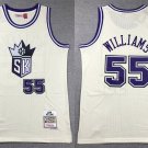Men's Mitchell & Ness Kings Jason Williams Basketball Jersey Cream White