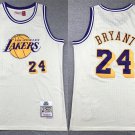 Men's Mitchell & Ness Lakers #24 Kobe Bryant Basketball Jersey Cream