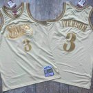 Men's Mitchell Ness 76ers Allen Iverson AU Basketball Jersey Golden