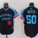 Mens National League Mookie Betts Navy 2024 All-Star Baseball Jersey