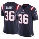Men's New England Patriots Kevin Harris Navy 2023 F.U.S.E. Vapor Limited Football Jersey