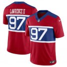 Men's New York Giants Dexter Lawrence II Century Red Alternate Vapor F.U.S.E. Limited Jersey