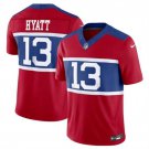 Men's New York Giants Jalin Hyatt Century Red Alternate Vapor F.U.S.E. Limited Football Jersey