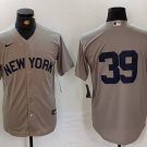 Men's New York Yankees Jose Trevino Grey Cool Base Stitched Jersey