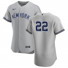 Mens New York Yankees Juan Soto Road Gray FlexBase Player Jersey