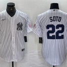 Men's New York Yankees Juan Soto White Cool Base Stitched Baseball Jersey 2023