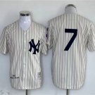 Men's New York Yankees Mickey Mantle Cream Cool Base Stitched Baseball Jersey