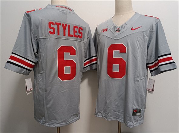 Men's Ohio State Buckeyes Sonny Styles Gray 2023 F.U.S.E. Limited Stitched Jersey