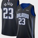 Men's Orlando Magic Tristan Da Silva Black 2024 Draft Icon Edition Basketball Jersey