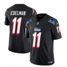 Men's Patriots Julian Edelman 2023 FUSE Black Football Jersey