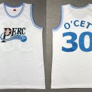 Men's Perc O'Cet #30 Movie Basketball Jersey Stitched White