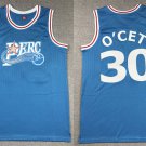 Men's Perc O'Cet Movie Basketball Jersey Stitched Blue