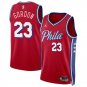 Men's Philadelphia 76ers Eric Gordon Red Statement Edition Stitched Jersey
