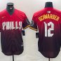 Men's Philadelphia Phillies Kyle Schwarber Red 2024 City Cool Base Jersey