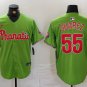 Men's Philadelphia Phillies Ranger Suarez Green Stitched Cool Baseball Jersey